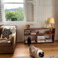 Vintage timber book shelf