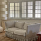 Striped Ruffle Sofa