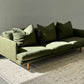 ON HOLD -Green Linen Jardan Nook Sofa