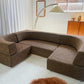 ON HOLD - Vintage Italian Designer Chunky Boucle Modular Sofa