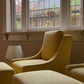 Pair of Lemon Lounge Chairs with Ottomans