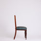 Set of 4 Victorian Dining Chairs in Archived Jim Thompson Silk