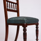 Set of 4 Victorian Dining Chairs in Archived Jim Thompson Silk