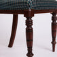Set of 4 Victorian Dining Chairs in Archived Jim Thompson Silk