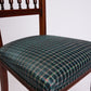 Set of 4 Victorian Dining Chairs in Archived Jim Thompson Silk