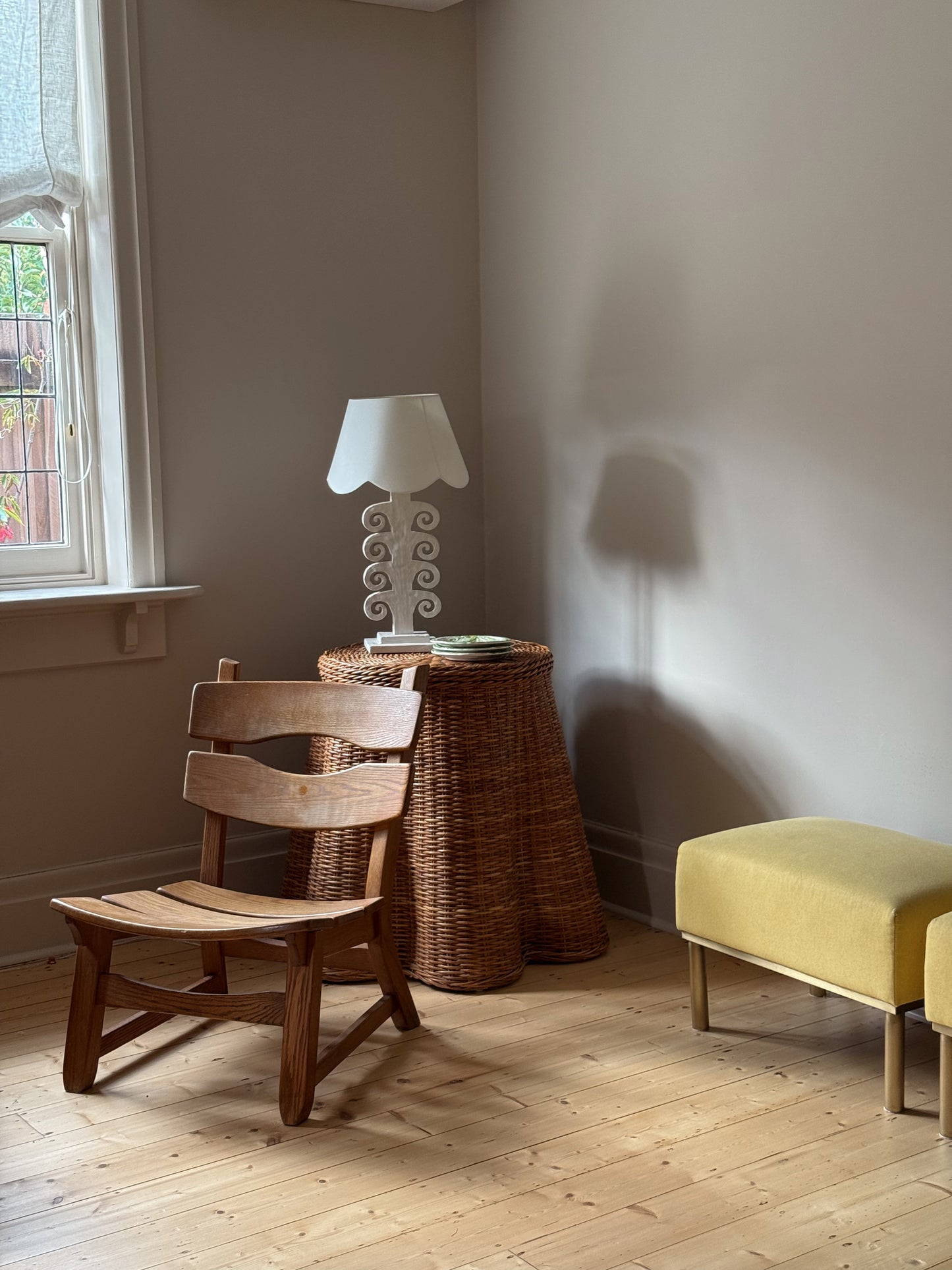 Pair of Brutalist Oak Chairs by Dittmann & Co, Netherlands, 1960's