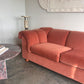 Vintage Dusty Pink Custom Made Sofas, 80's