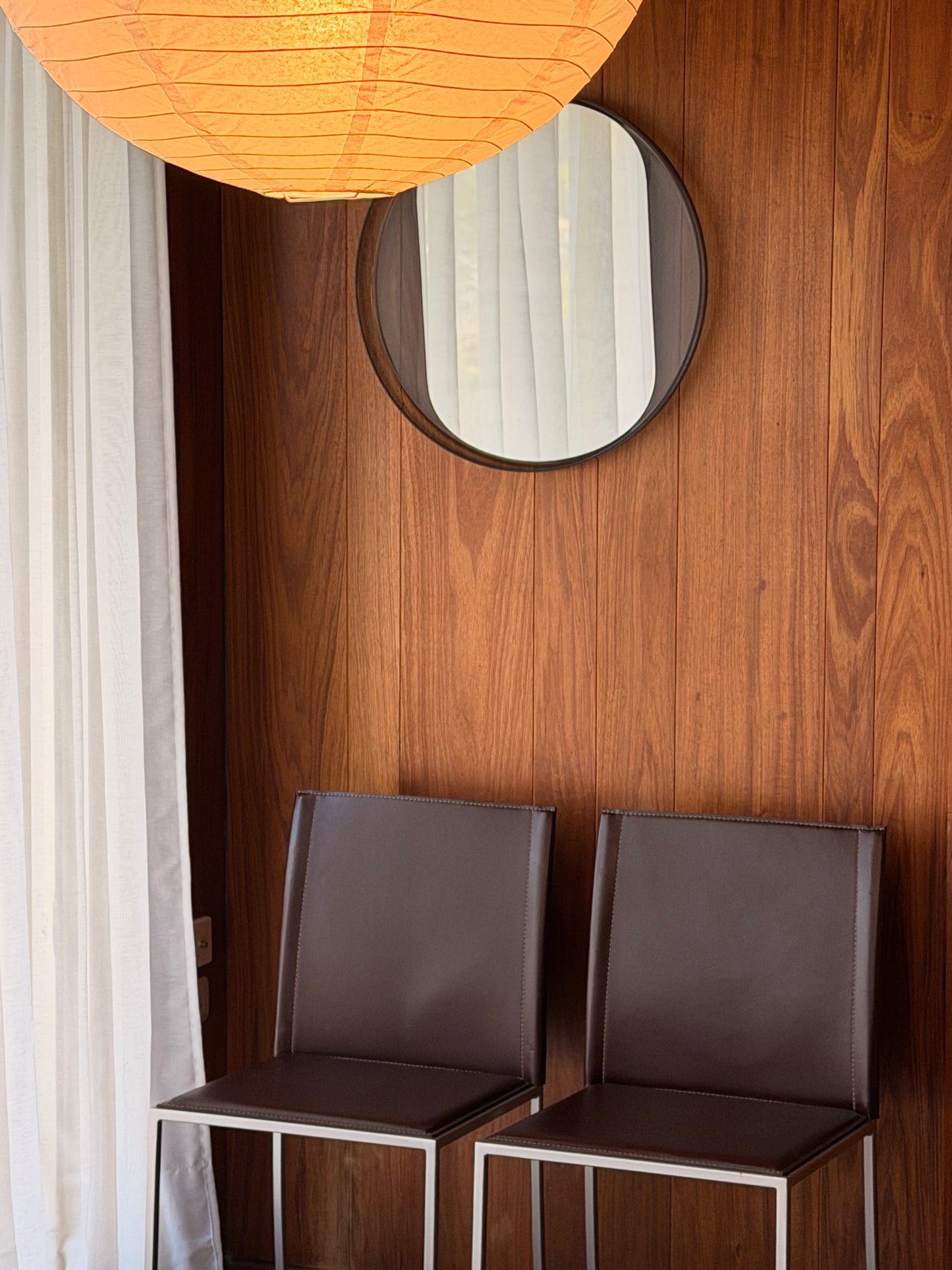 Authentic Calligaris Leather Dining Chairs — Made in Italy (Set of 5)