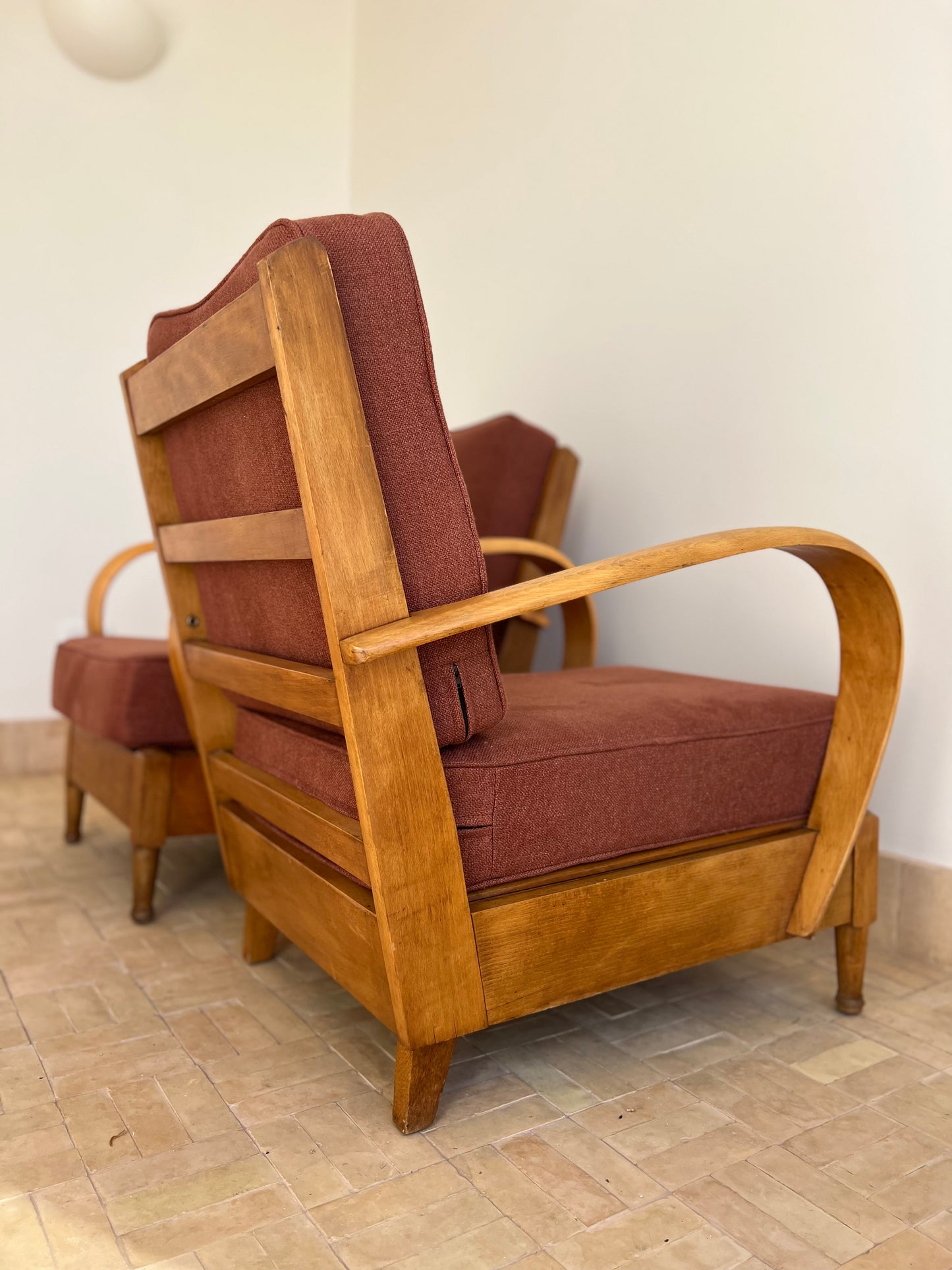 Mid Century Armchairs (pair)