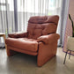 B&B Italia leather 'CORONADO' armchair by Afra & Tobia Scarpa