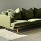 ON HOLD -Green Linen Jardan Nook Sofa
