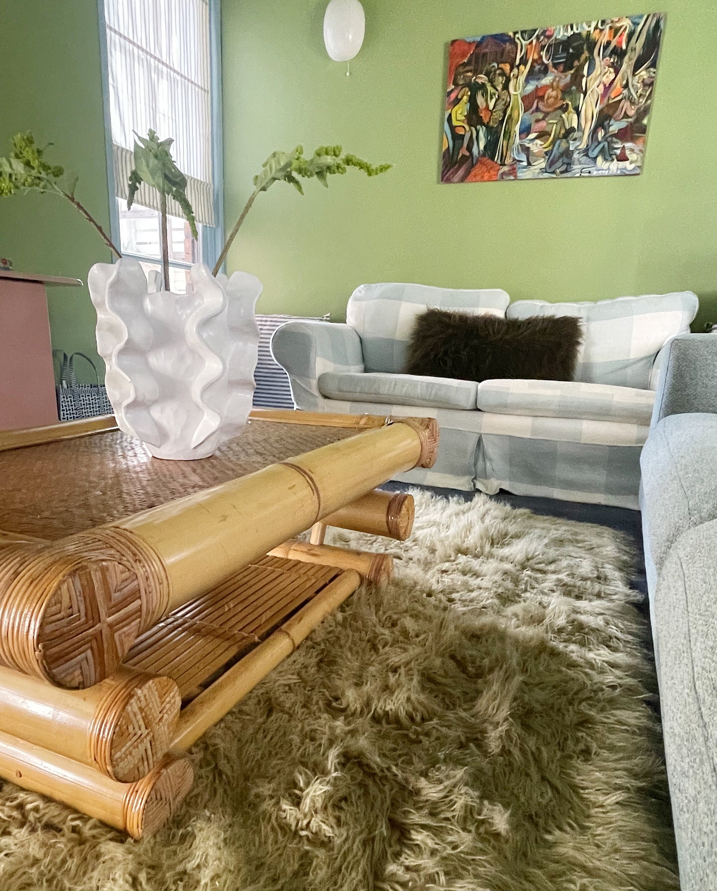 Vintage Bamboo Table
