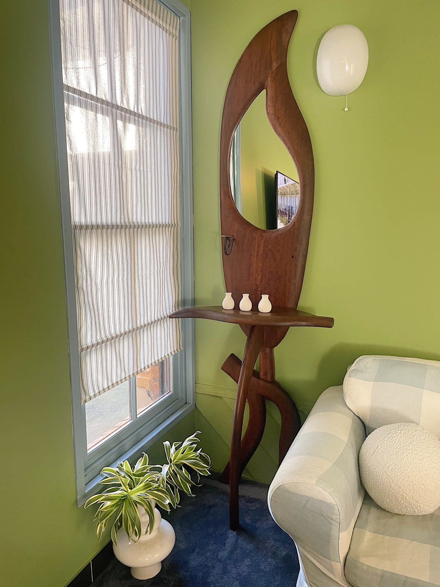 Sculptural Redgum Hall Stand - Hand Carved Australian Statement Piece