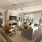 Tamsin Johnson Custom Four Seater Linen Sofa