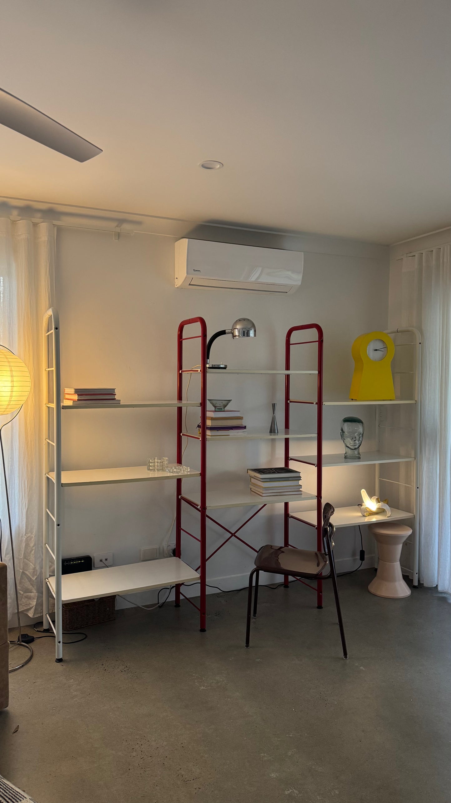 Vintage 80s Australian designed Modular Shelf System by Tubo