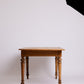 Antique European Pine Farmhouse Table with Single Drawer