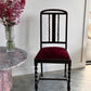 Victorian Blackened Barley-Twist Statement / Hall Chair