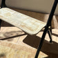 Ico Parisi Parchment Side Table with Goat Skin Shelves