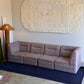 Vintage Pink Tweed Midcentury Modular Sofa, 60’s
