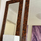 Vintage Walnut Burl Mirror (two available)