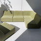 Green Corduroy Modular Sofa