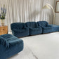 Zotta Vintage Corduroy Modular Chairs - Four Available