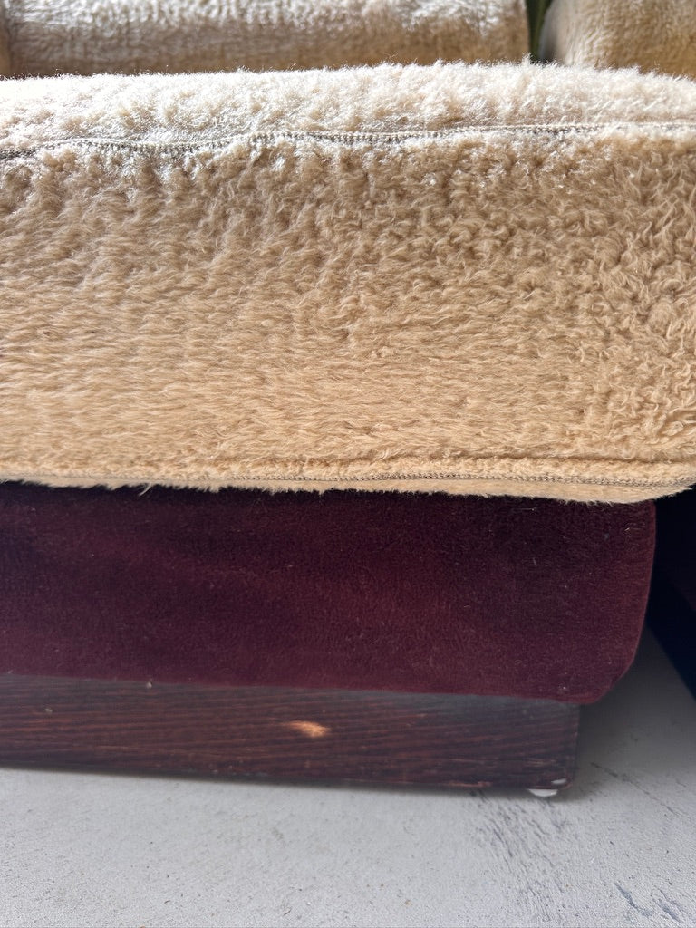 Vintage 8 Piece Fluffy Vanderoza Modular Sofa, 70’s