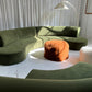 Bespoke Green Curved Modular Sofa