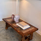 Vintage Retro Tile & Cedar Coffee Table - Spanish Revival