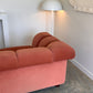 Vintage Dusty Pink Custom Made Sofas, 80's
