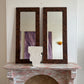 Vintage Walnut Burl Mirror (two available)