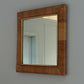 Vintage Square Cane Wrapped Mirror