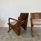 Vintage Burmese Teak and Rattan Easy Chair - Two Available