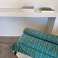 Vintage Blue / Green Striped Midcentury Sofa, 60’s