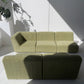 Green Corduroy Modular Sofa