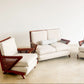 Rattan Sofa and Armchairs (sold separately)