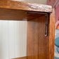 Vintage timber book shelf