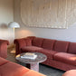 Vintage Dusty Pink Custom Made Sofas, 80's