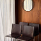 Authentic Calligaris Leather Dining Chairs — Made in Italy (Set of 5)