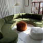 Bespoke Green Curved Modular Sofa