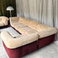 Vintage 8 Piece Fluffy Vanderoza Modular Sofa, 70’s