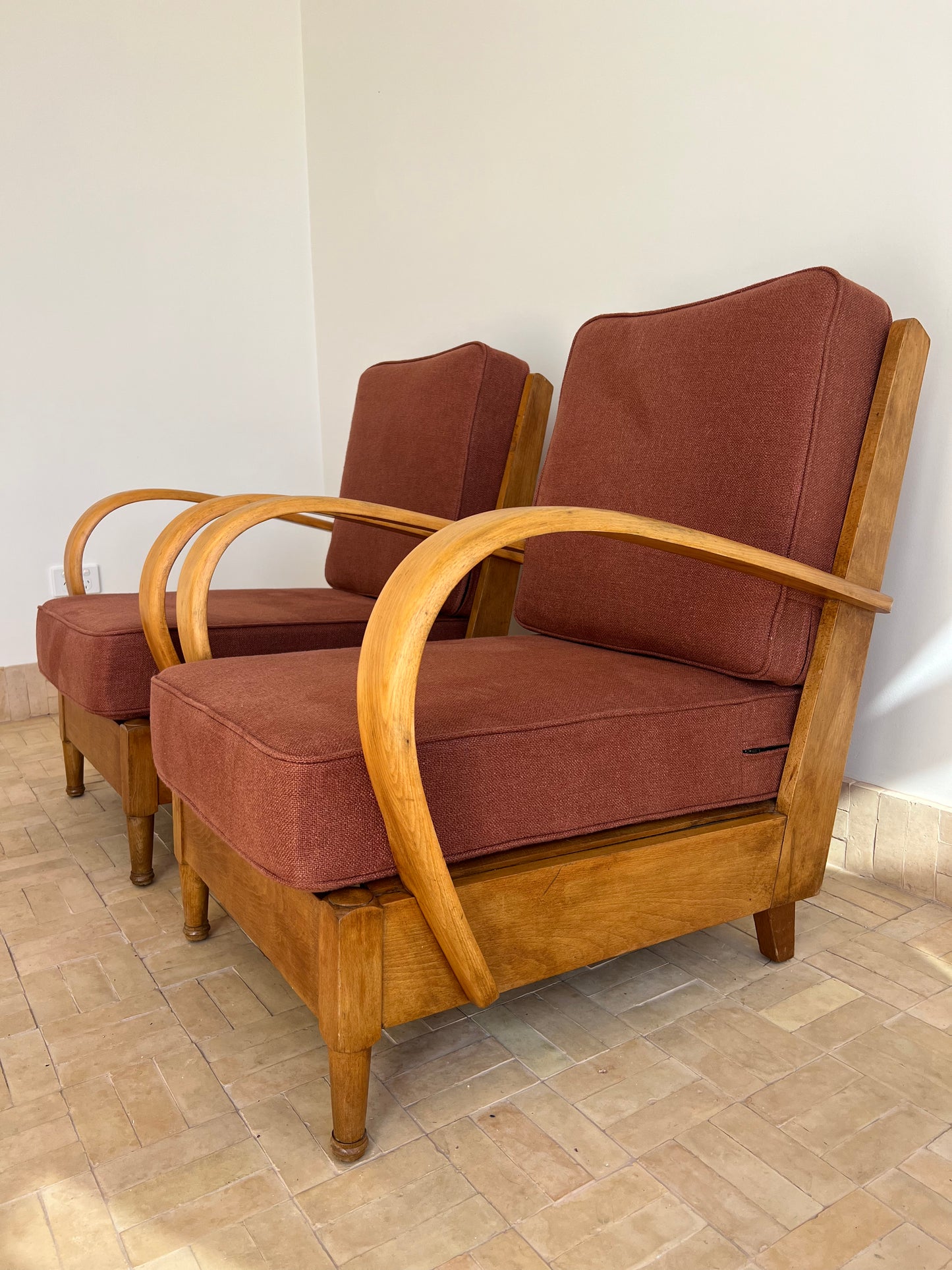 Mid Century Armchairs (pair)