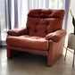 B&B Italia leather 'CORONADO' armchair by Afra & Tobia Scarpa