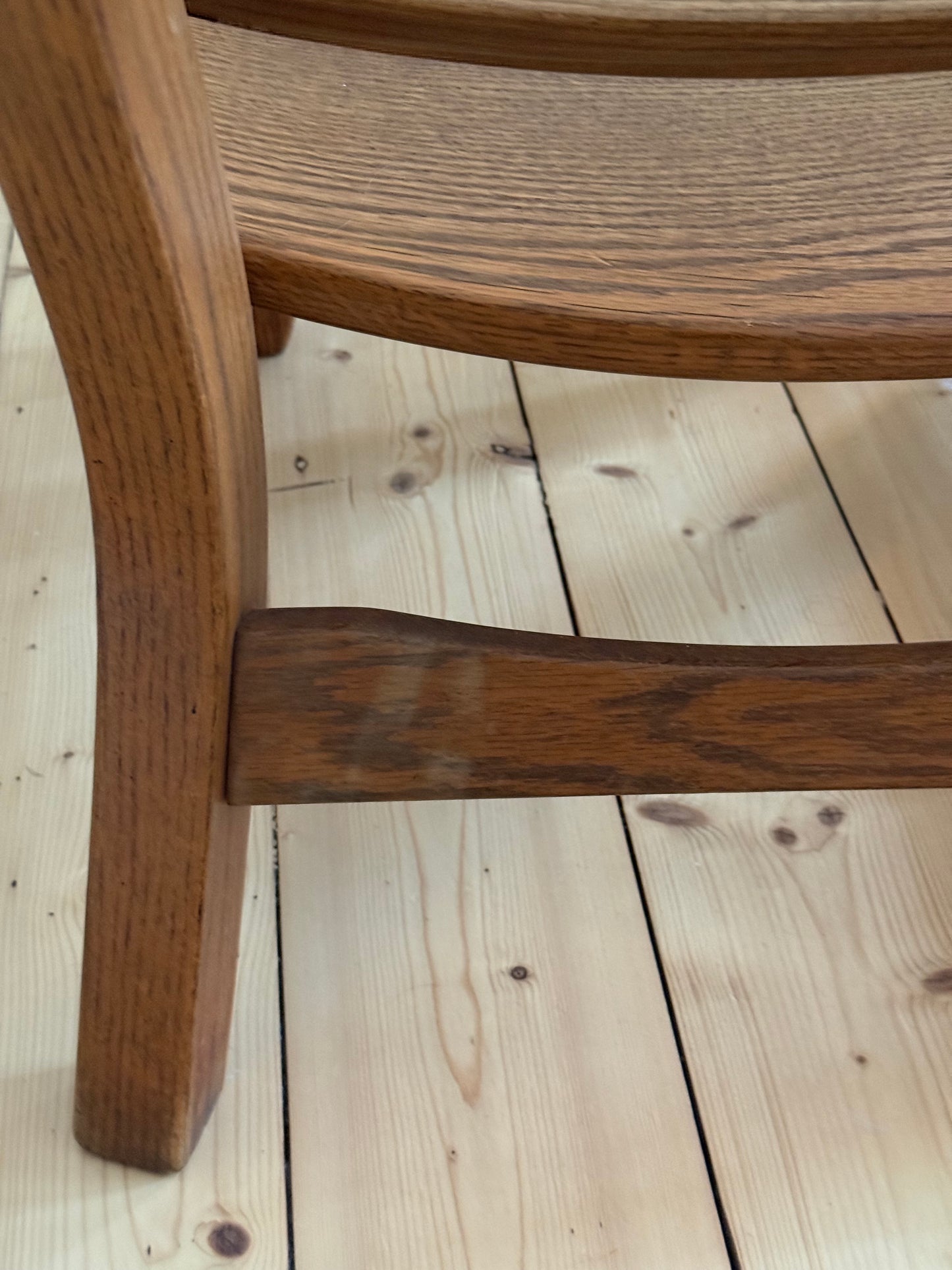 Pair of Brutalist Oak Chairs by Dittmann & Co, Netherlands, 1960's