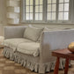 Striped Ruffle Sofa