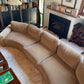 On Hold - Large Modular Soft Camel Velvet Sofa