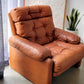 B&B Italia leather 'CORONADO' armchair by Afra & Tobia Scarpa