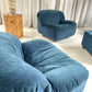 Zotta Vintage Corduroy Modular Chairs - Four Available