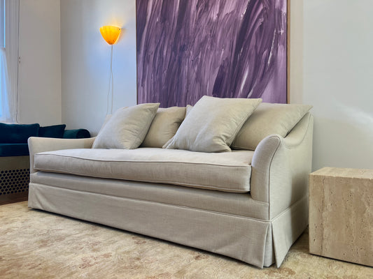 Custom Made Linen Sofa