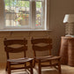 Pair of Brutalist Oak Chairs by Dittmann & Co, Netherlands, 1960's